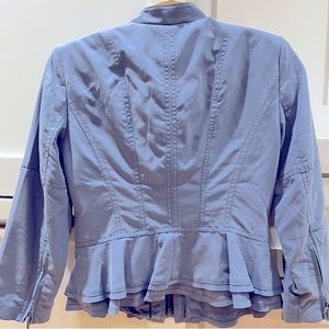 White House black Market steel blue blazer